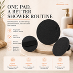 Exfoliating Scrub Bath Pads | Deep Cleanse & Brighten Skin | Durable Rubber Body Scrubber
