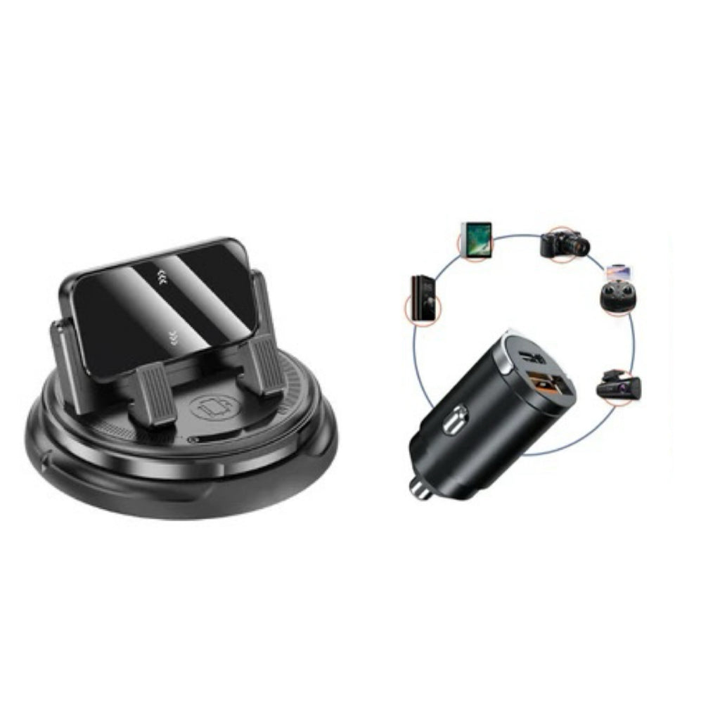 📱 50% OFF! 2-in-1 car phone holder + parking number plate – 360° rotation, fits heavy-duty cases. 50K+ sold! 🚗✨