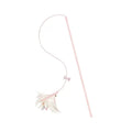 Fairy Feather Cat Wand Toy | Bell & Elastic String Bird Teaser with Extended Steel Wire