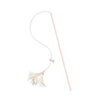 Fairy Feather Cat Wand Toy | Bell & Elastic String Bird Teaser with Extended Steel Wire