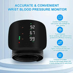 USB-C Rechargeable Wrist Blood Pressure Monitor