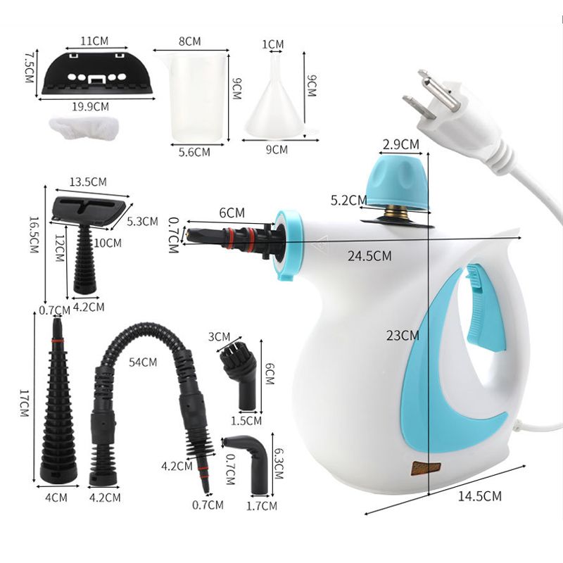 Handheld Multi-Surface Steam Cleaner with 12 Accessories