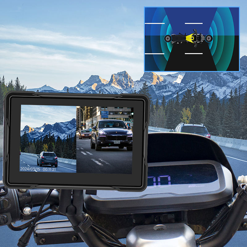 Waterproof Motorcycle Dash Cam | Front & Rear Full HD